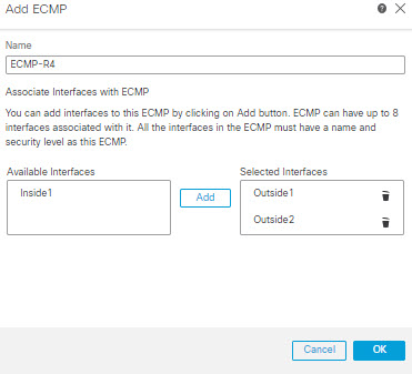 Creating ECMP zone