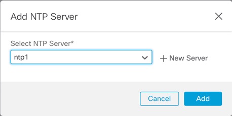 Add NTP Server