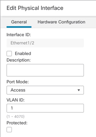 Edit Physical Interface