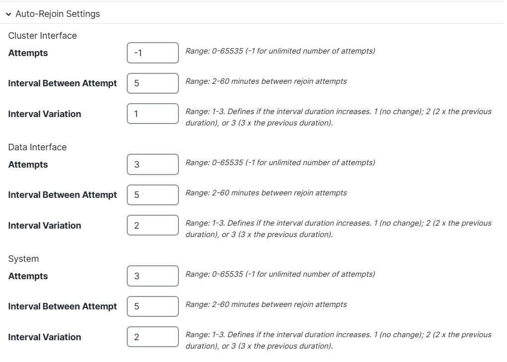 Configure Auto-Rejoin Settings