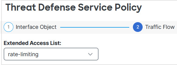Choose Extended Access List